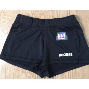 B36 #11 Hooters Girl Worn Rare Uniform Shorts Black Size XS